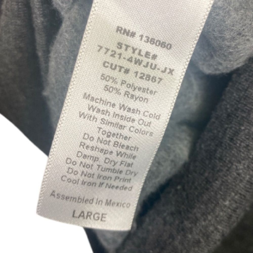 PST dark grey Pre Party soft pullover sweatshirt / Large - Picture 6 of 7